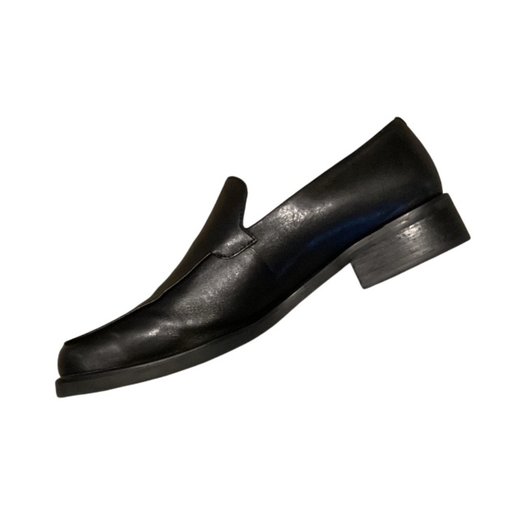 Franco Sarto Bocca Leather Slip On Black Flex Loafers 11